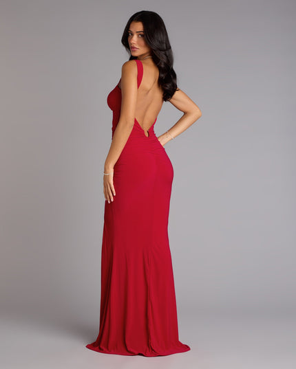 Feel polished and confident in the Zooey Open Back Mermaid Formal Dress, a prom dress designed with luxe fabric and modern detail that shows off your vibe.