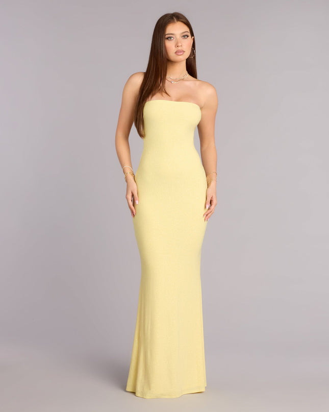 Alaina Glitter Knit Mermaid Dress