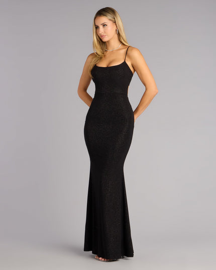 Aubree Glitter Mermaid Formal Dress