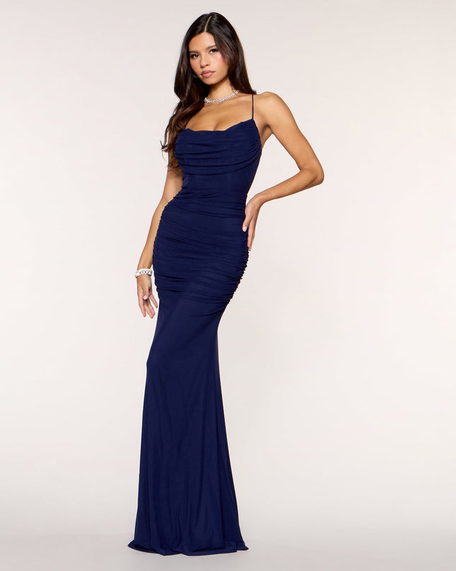 Aleah Corset Lace-Up Mermaid Dress