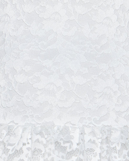 Ruffle Me Up Lace Halter Mini Dress