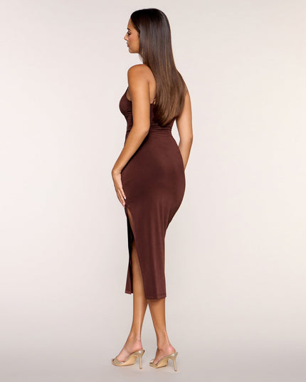 Sleek Silhouette Bodycon Midi Dress