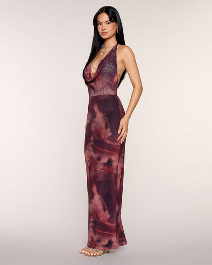 Worth The Wait Chain Detail Maxi Dress