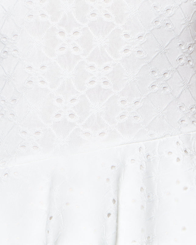 Pretty Plans Eyelet Mini Dress