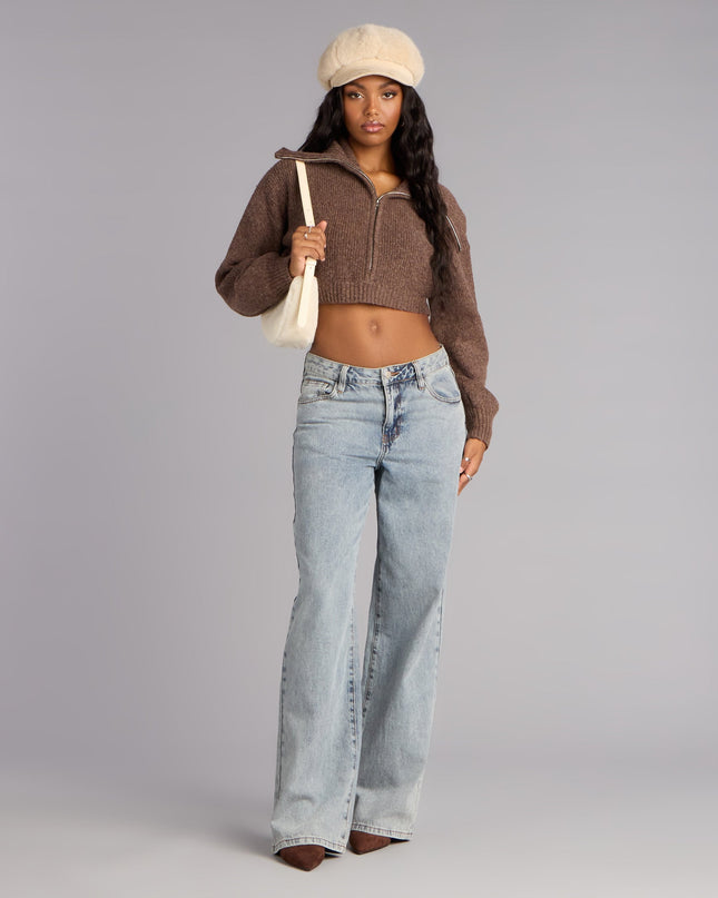 Cuddle Season Crop Sweater