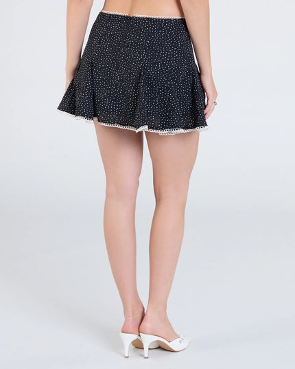 Delightful Duo Polka Dot Ruffle Skirt