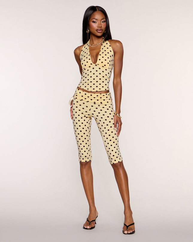 Spotted Out Polka Dot Capri Pants