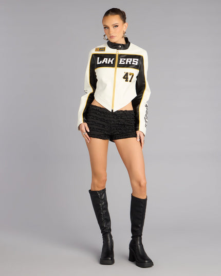 Shimmer Babe Glitter Ruffle Shorts