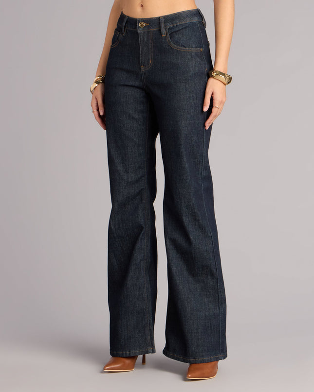 Effortlessly Dialed In Denim Flare Jeans