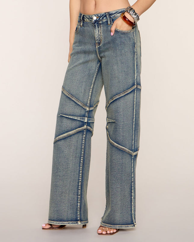 Off Grid Wide Leg Denim Jeans