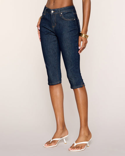 Weekend Repeat Mid Rise Capri Pants