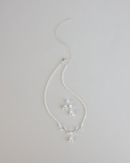 Radiant Luxe Cubic Zirconia Jewelry Set