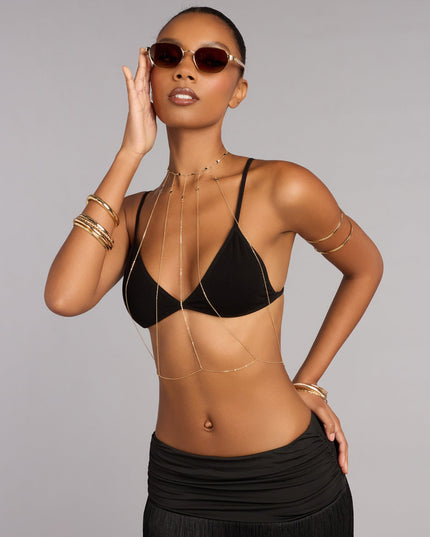Quiet Luxury Back Chain Body Jewelry