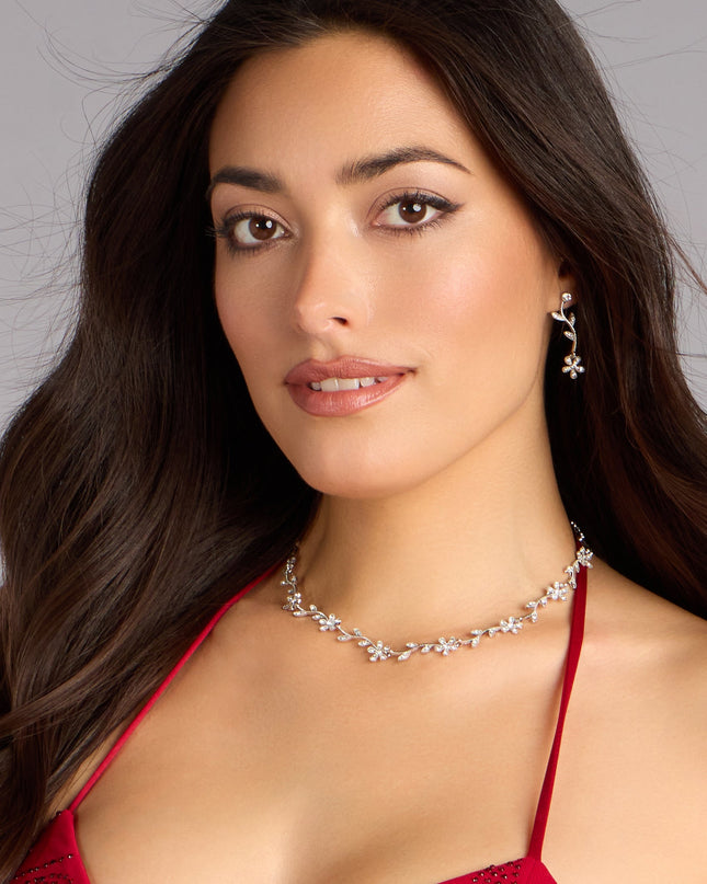 Daisy Glow Crystal Jewelry Set