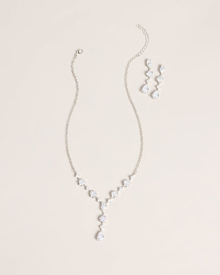 Polished Grace Rhinestone Jewelry Set