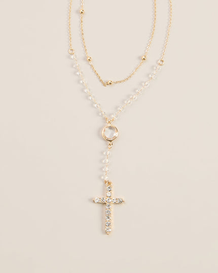 Faith In Detail Cross Charm Necklace