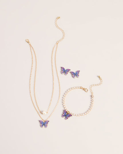 Pretty Little Flutter Jewelry Set