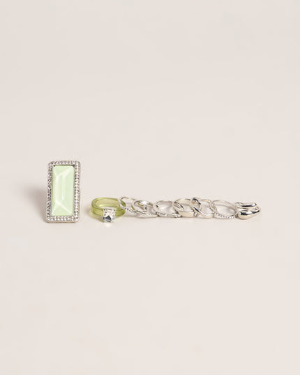 Stacked Up Statement Ring Nine-Pack