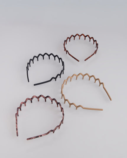 Hair Check Four-Pack Headband Set
