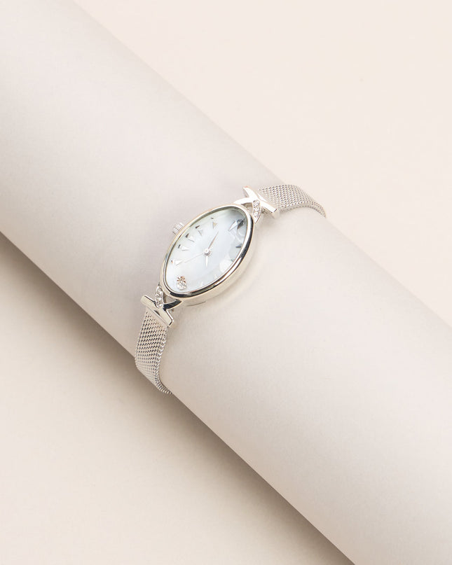 Time's On Your Side Mesh Watch