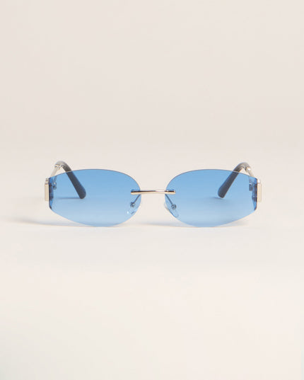 Sleek Attitude Oval Sunglasses