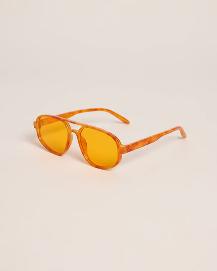 Retro Forecast Aviator Sunglasses