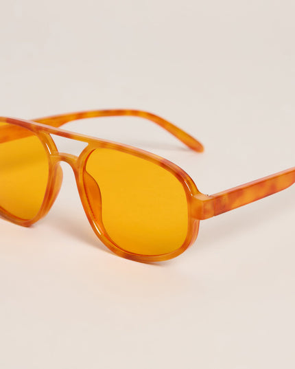 Retro Forecast Aviator Sunglasses