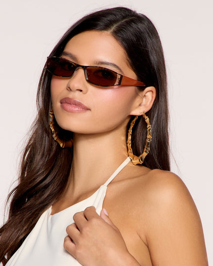 Plans Look Better Rectangular Sunglasses