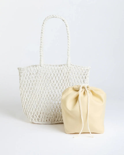 Casual Trendsetter Open Weave Tote Bag