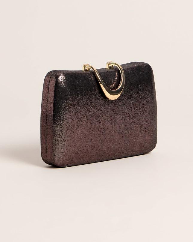 Shimmer Hour Box Clutch