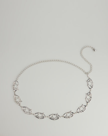 Starstruck Silver Chain Belt