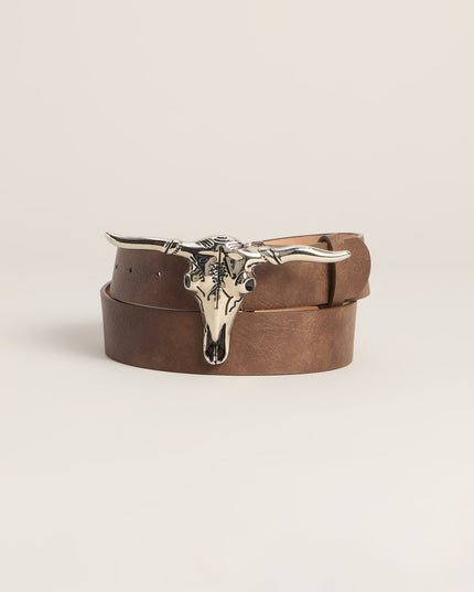 Desert Plans Longhorn Buckle Belt