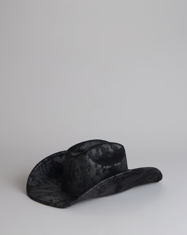 Midnight Outlaw Distressed Cowboy Hat