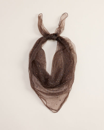 Caught In The Flash Rhinestone Scarf