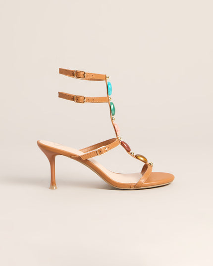 Vacation Goddess Gemstone Stiletto Heels