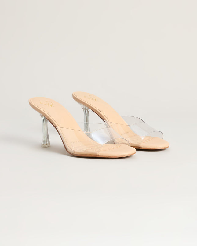 On The List Stiletto Mule Heels
