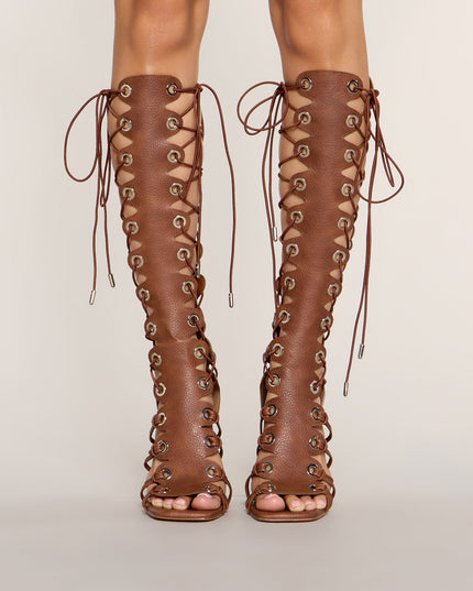 Laced With Attitude Stiletto Heels