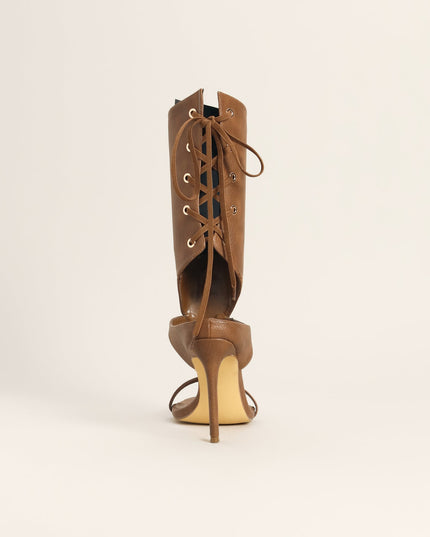 Tied With Attitude Stiletto Heels
