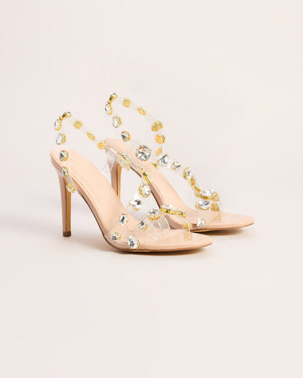 Big Entrance Gemstone Stiletto Heels