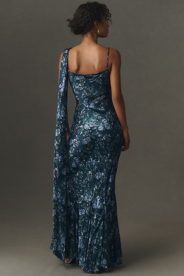 BHLDN Isla Women's Scarf Printed Maxi Dress