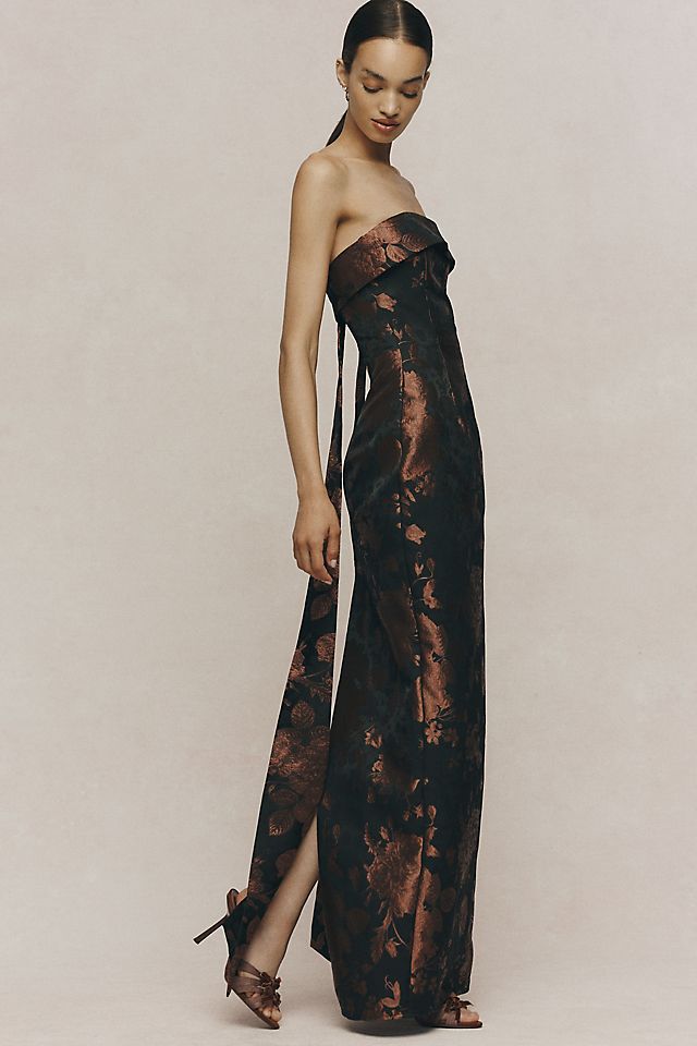 Katie May Elin Women's Strapless Maxi Dress