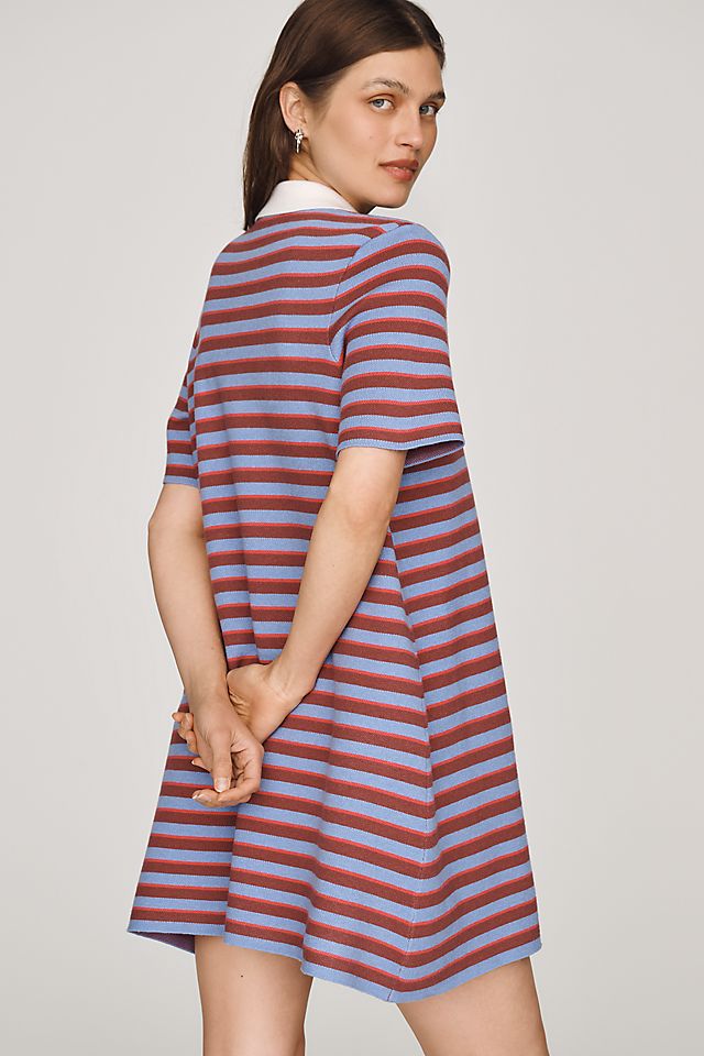 By Anthropologie Pollie Women's Mini Swing Sweater Dress