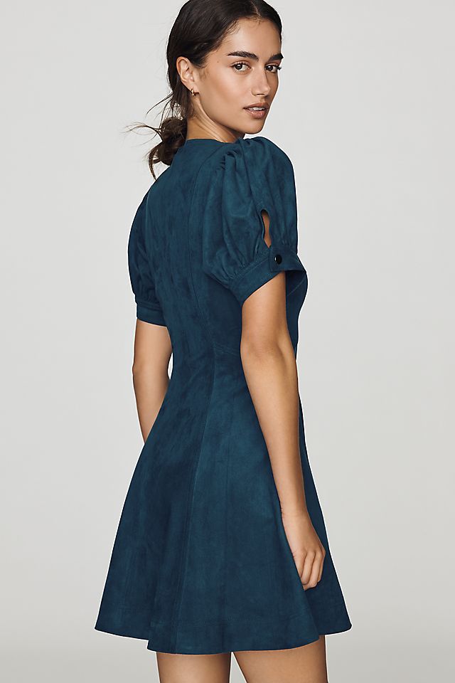 Pilcro Calder Women's Faux-Suede Mini Dress