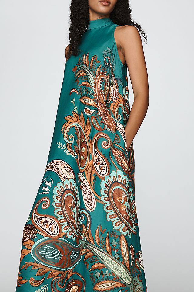 Farm Rio Women's Halter Maxi Dress