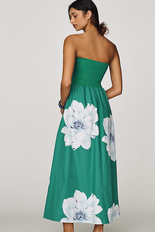 Maeve Women's Strapless Waisted Maxi Dress