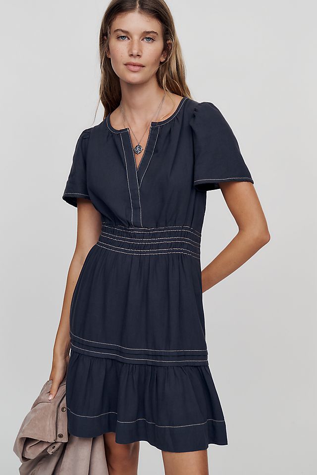 By Anthropologie Somerset Women's Cotton Denim Mini Dress