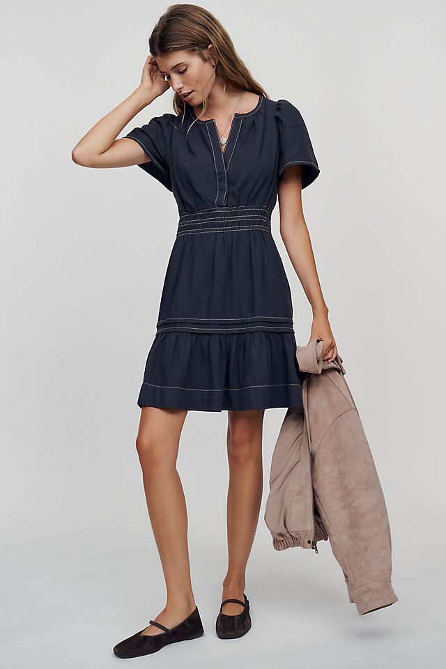 By Anthropologie Somerset Women's Cotton Denim Mini Dress