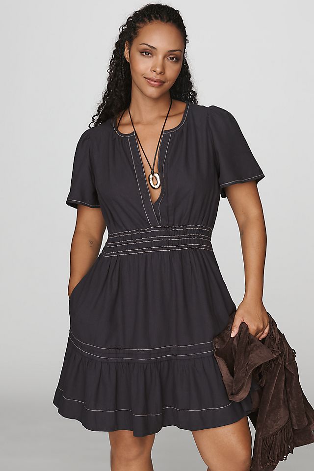 By Anthropologie Somerset Women's Cotton Denim Mini Dress