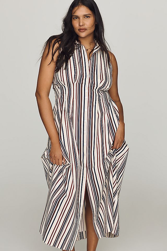 Exquise Tobie Women's Sleeveless Shirtdress