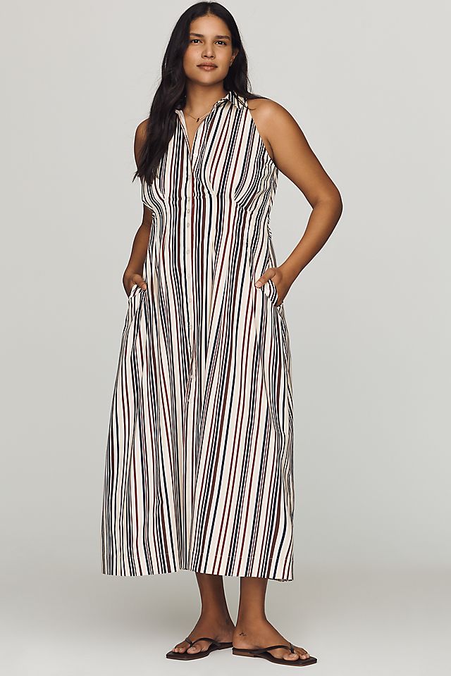 Exquise Tobie Women's Sleeveless Shirtdress